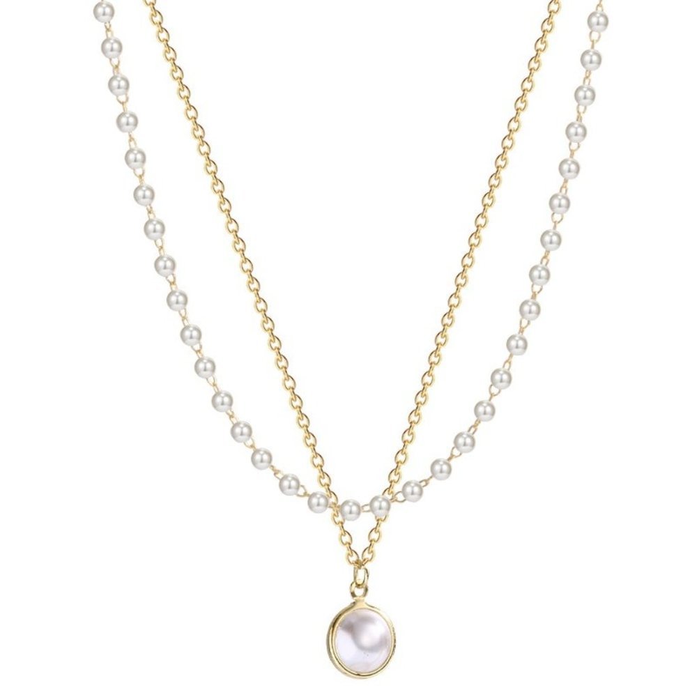 Luxury Pearl Double Necklace - Picture 7 of 7